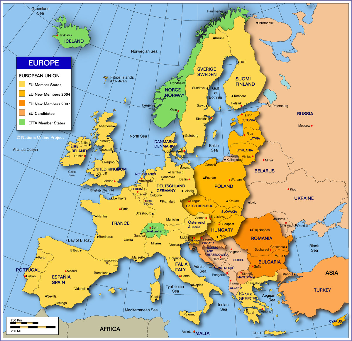 European Union Map